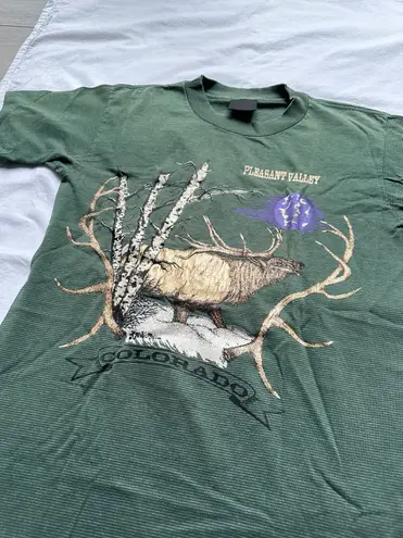 Vintage Colorado Elk T-Shirt Unisex Size Medium