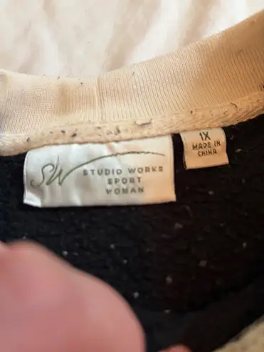 Studio Works  sport woman’s tree black crewneck  - Image 5