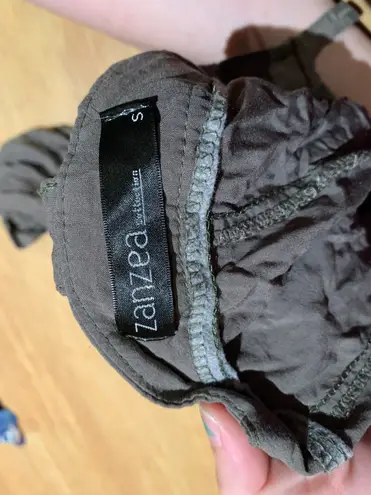 Zanzea Green Overalls