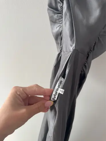 Reformation Casette Gray Dress