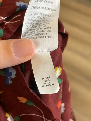 Madewell Button Front Romper In Painted Carnations - Image 7