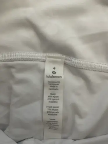 Lululemon White Speed Up Leggings