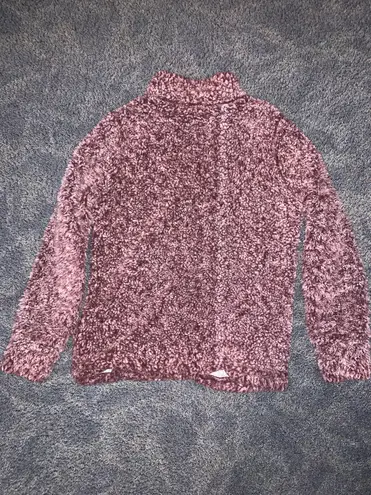 Weatherproof Soft And Fuzzy Pink Quarterzip Jacket thumbnail 6