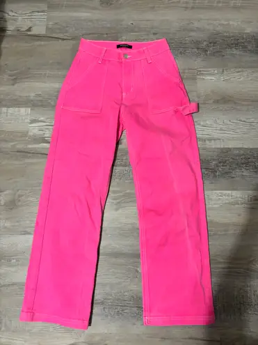 American Bazi pink cargo jean