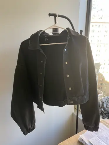 Forever 21 Black Jean Jacket