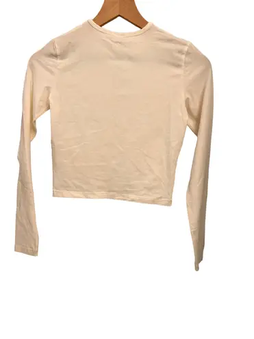 SKIMS New Vintage Crop Long Sleeve T-Shirt Marble - Small NWT