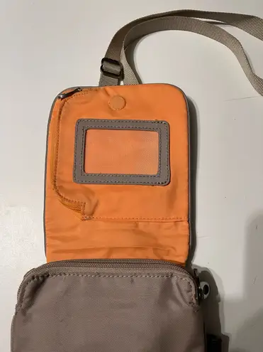 Mosey Life By Baggallini Caster Quilted Crossbody Bag Nylon Organizer Purse Brown