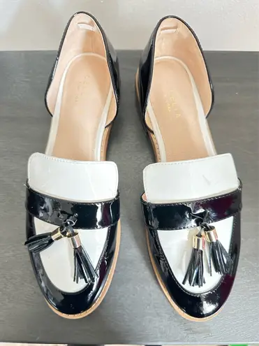 Cecelia Linear Black and White Shoes SZ 10