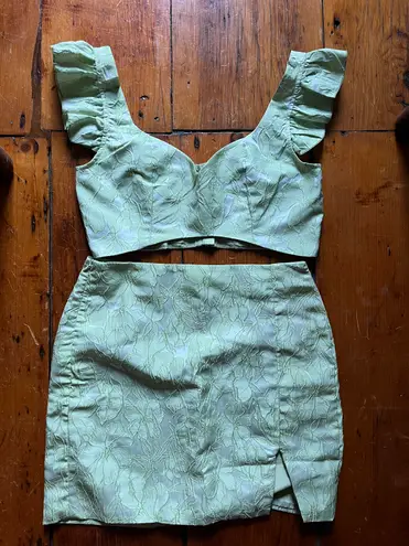 Two Piece Light Green Set