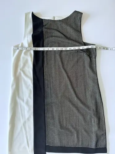 Julia Jordan Elegant Black White Colorblock Sleeveless Sheath Dress Size 12 NWT