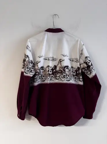 Brooks & Dunn Vintage Western Long Sleeve Button Up S