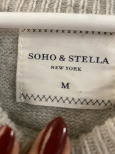 Soho & Stella Sweater Gray Size M