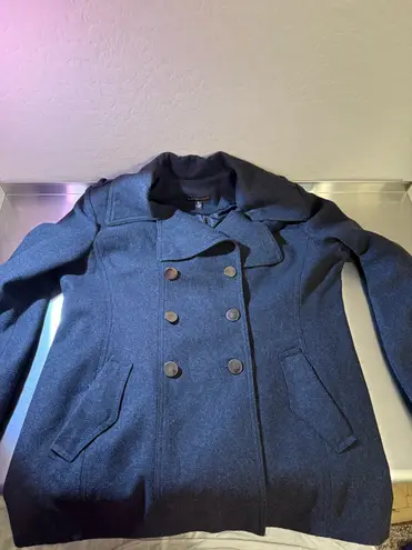 Dana Buchman Woman’s Charcoal Gray Peacoat