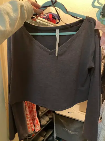 Lululemon Cropped Long Sleeve