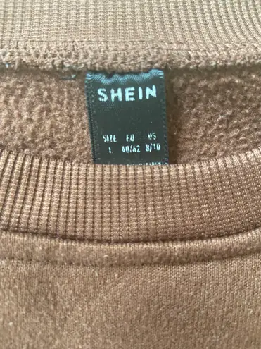 SheIn Brown Crewneck