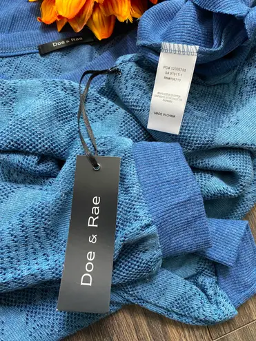 Doe & Rae ✅3/$30✅ NWT Teal/Blue Two Tone Long Sleeved Top | MEDIUM |