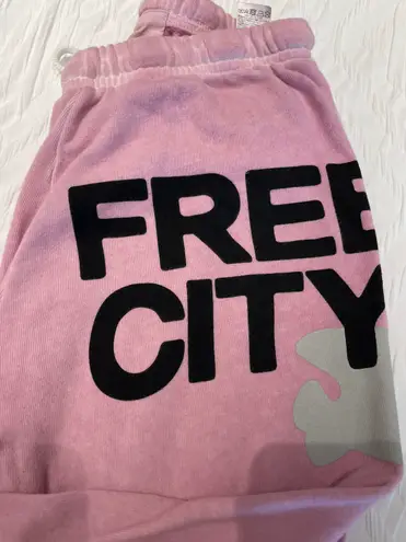 Free City  Pink Sweatpants