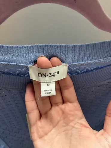 On 34th Pointelle Ruffle