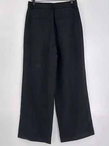 Everlane  The Way-High Drape Wide Leg Baggy Pant In Black Size 6 SHORT