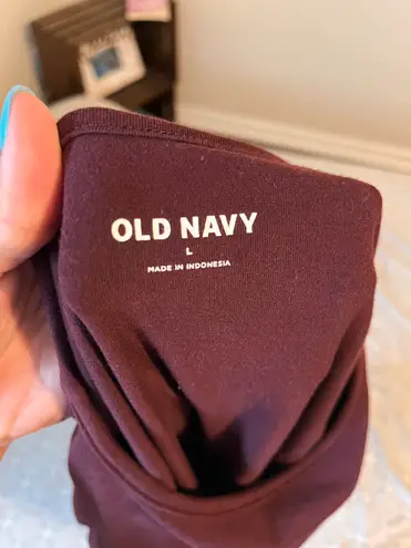 Old Navy burgundy long sleeve bodysuit