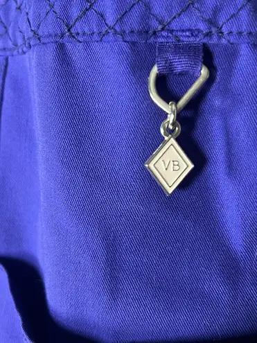 Vera Bradley  Women's Indigo Scrub Top Size Medium EUC