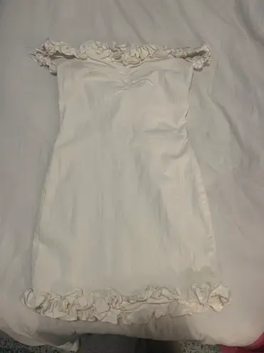 Boutique White Graduation Dress