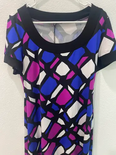 Tiana B Geometric Dress Size Medium