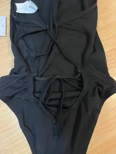 Nike Black  Hydrastrong Swimsuit