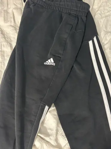 Adidas Sweatpants Black 3 Striped with pockets