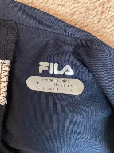 FILA Navy Scalloped Skort