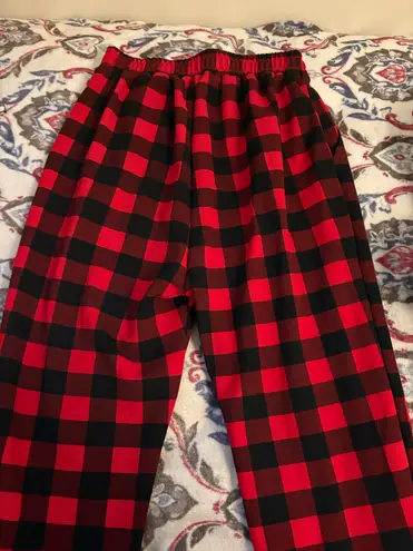 Red And Black Women Sweatpants Size X Small SHEIN Multiple