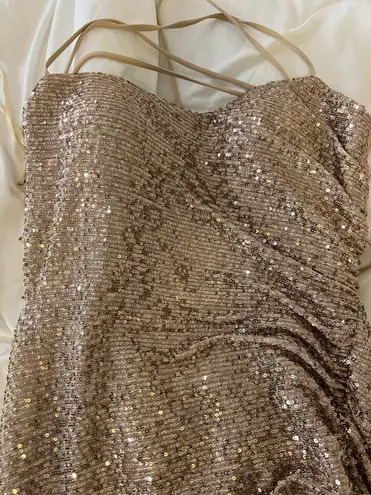 La Femme Sequin Gown