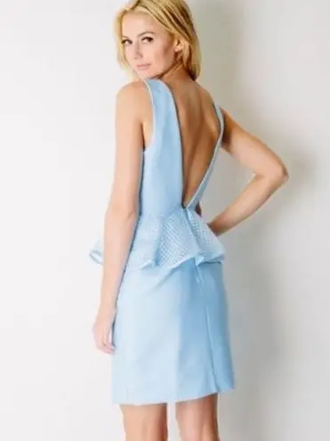Camilyn Beth NWOT Petula Cinderella Blue Peplum Dress