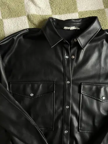 12th Tribe Leather Shacket - Image 6