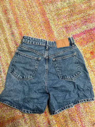 ZARA Denim Mom Shorts