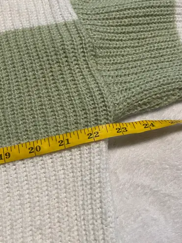 it's our time It`s Our Time Open Knit Pullover Sweater Striped Women’s Size M