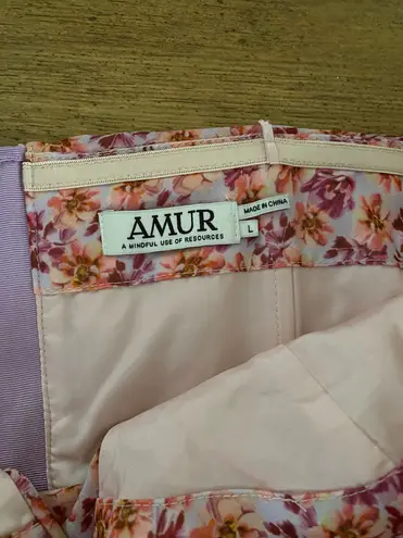 Amur Hilda Off-The-Shoulder Floral Print Crop Top