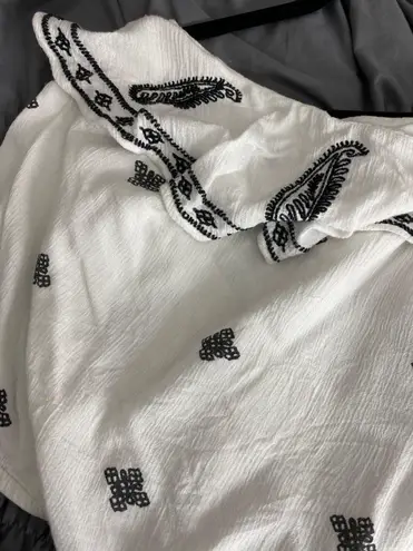 Free People bandana one shoulder blouse