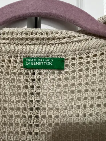 United Colors Of Benetton Knit Pullover Sweater - Neutral - (Size S)