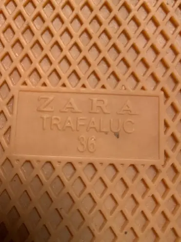 ZARA Silver Metallic Sneakers