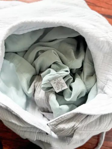 Leia & Co Cotton Tie Button Down Midi Dress