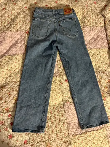 Levi’s Ribcage Straight Ankle Jeans Blue Size 29