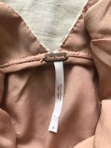 Free People “Night Shimmers” Nude Sequin Cocktail Dress