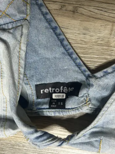 Retrofête Retrofete Denim Bra Top
