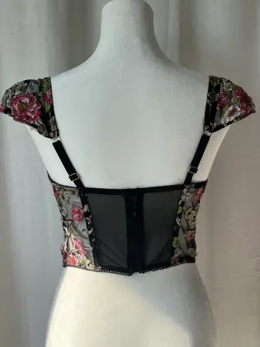 Victoria's Secret Floral  Corset Top