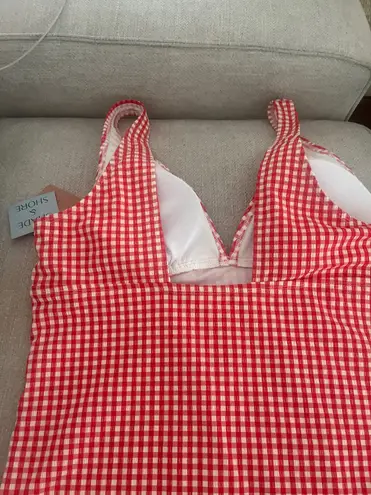 Shade And Shoda Women's Gingham High Leg   Coverage One Piece Swimsuit  - Image 7