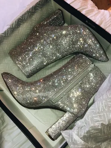 INC Sparkly Booties