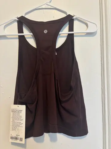Lululemon NWT  Swiftly Tech Cropped Racerback Tank Top 2.0 Goodnight Plum size 12 - Image 3