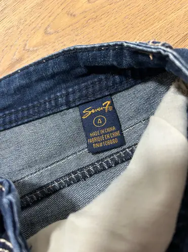 Seven 7 Jeans Size 4 Seven7 Jean Shorts, Women’s jean Bermuda shorts, High-waisted fit