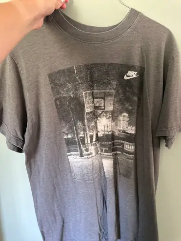 Nike Grey Basketball Photo Tee